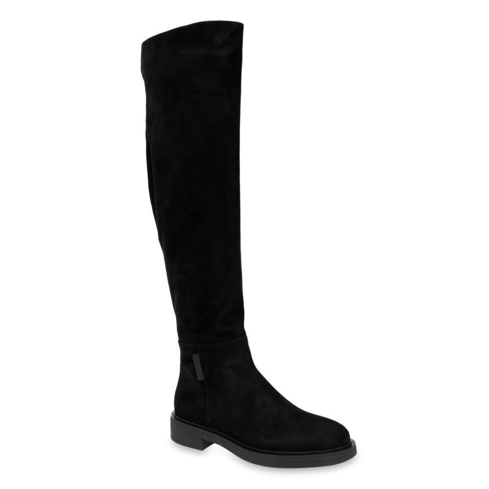 Gianvito Rossi Lexington Suede Over The Knee Boots size 38.5